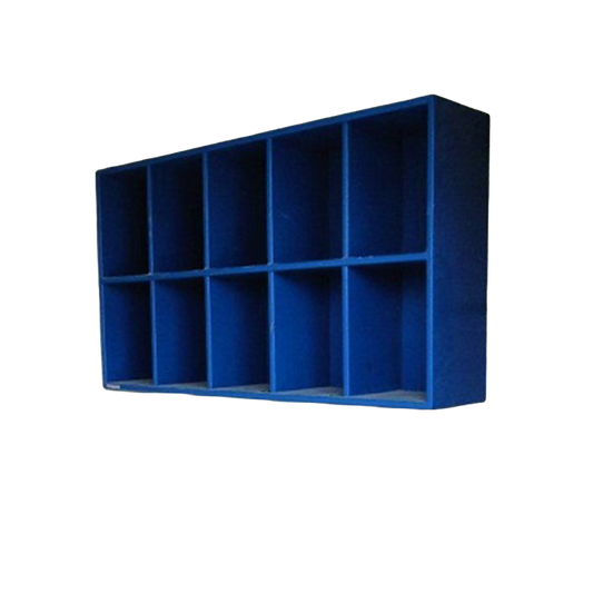 10 Helmet Cubby Rack