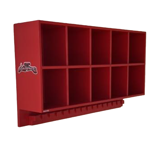 10 Helmet/15 Bat Combo Rack