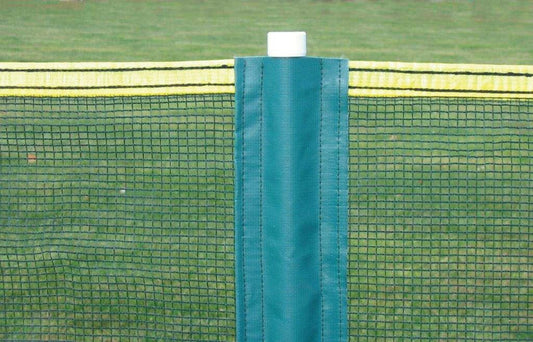 Above Ground Grand Slam Fencing with Pocket Attachments