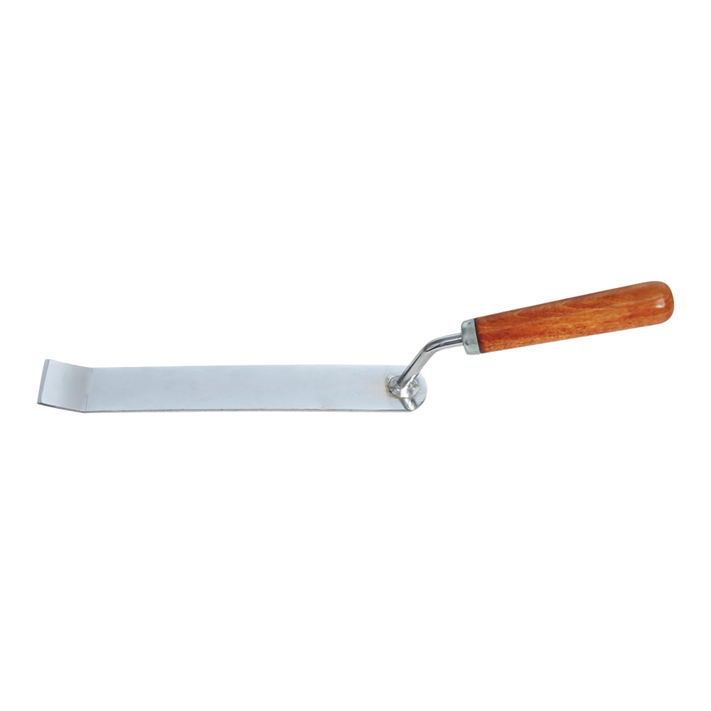 Digout tool with a brown handle