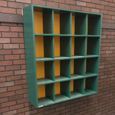 Dugout Helmet Rack Holds 16 Helmets