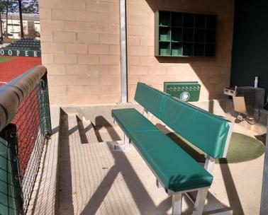 Aluminum Bench with Backrest