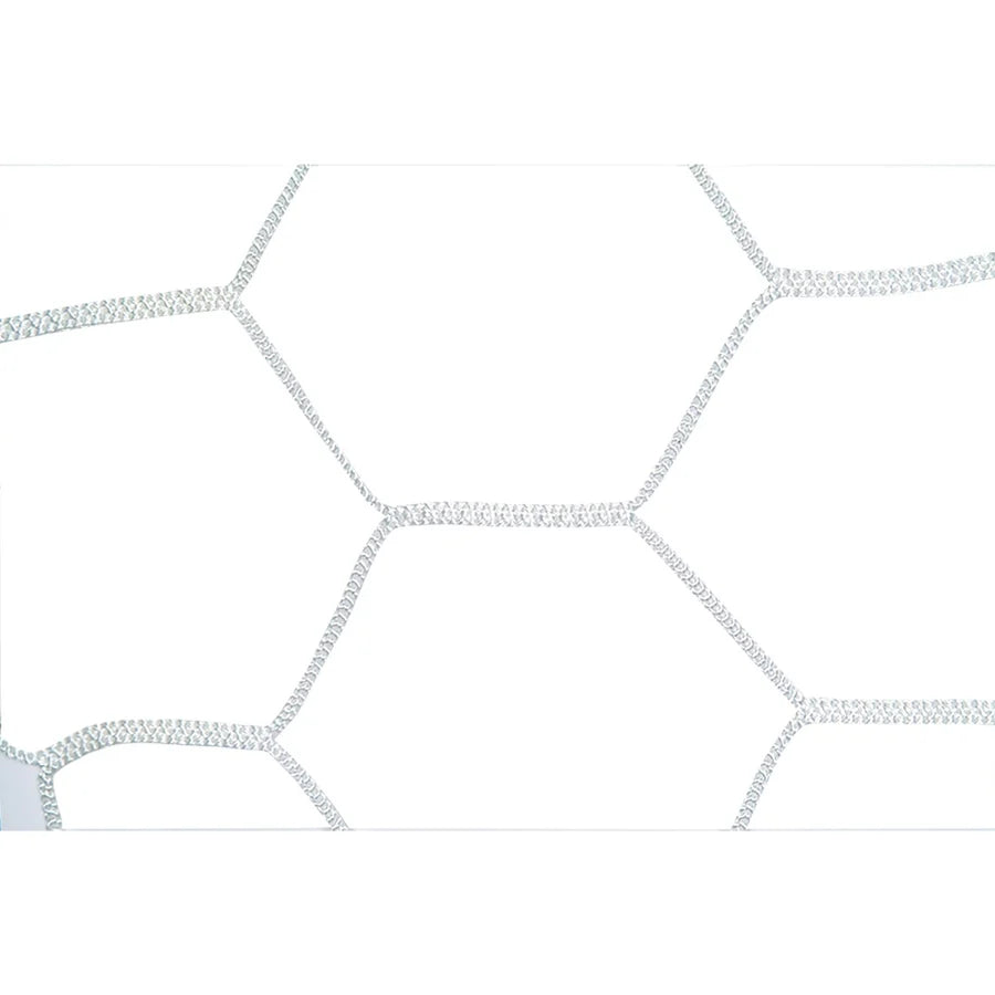Braided Soccer Goal Net 4.0MM Hexagon Pattern (White Only)