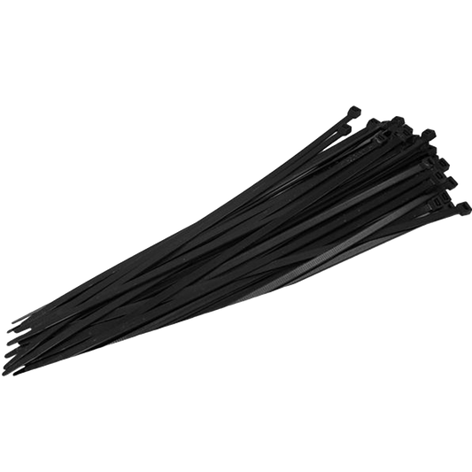 Black Poly-Cap 19" Ties