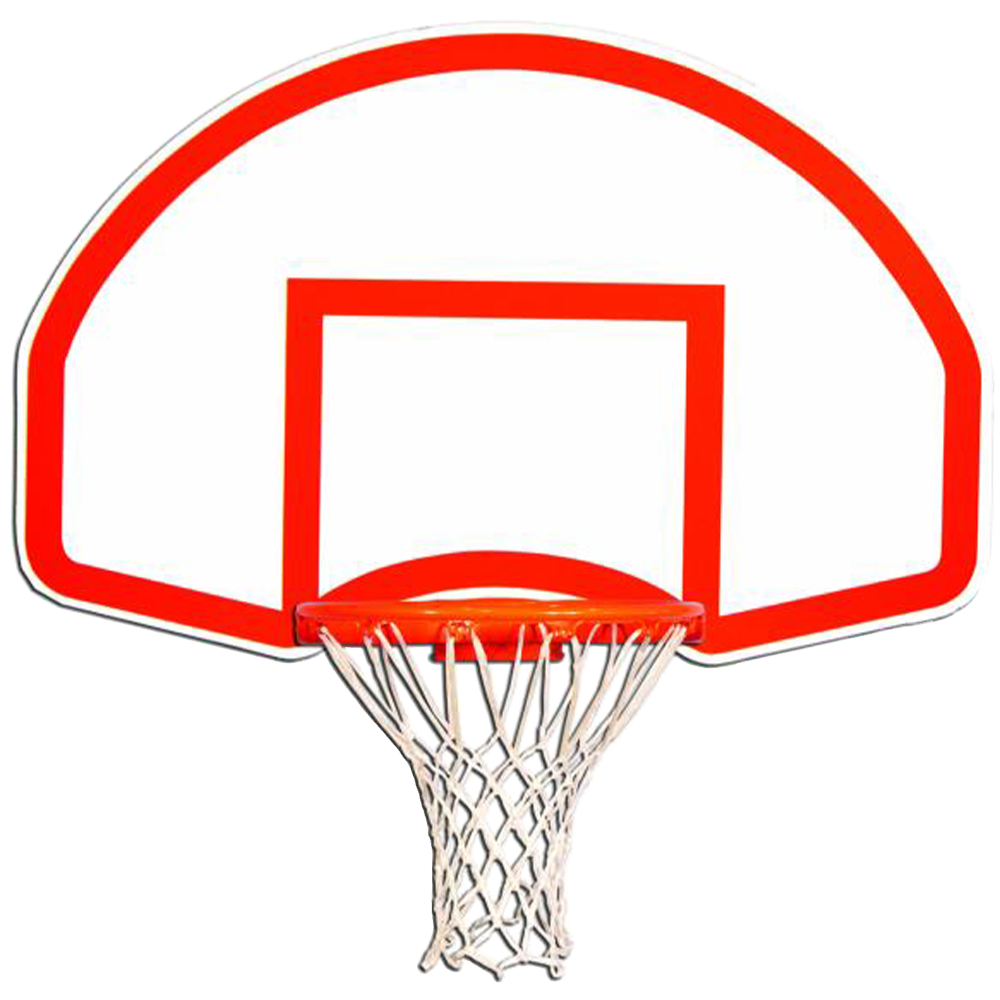 Rear-Mount Fan-Shaped Steel Backboards