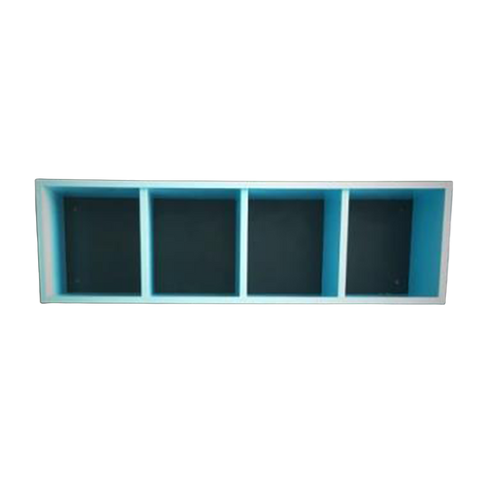 4 Helmet Cubby Rack