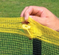 Grand Slam Fencing With Yellow Strip
