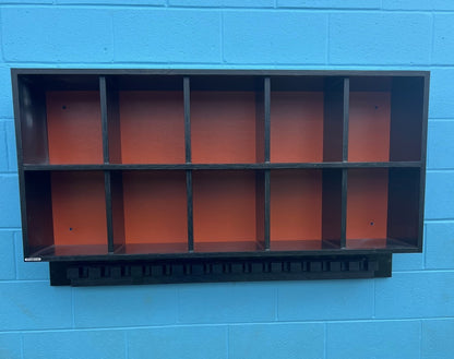 10 Helmet/15 Bat Combo Rack
