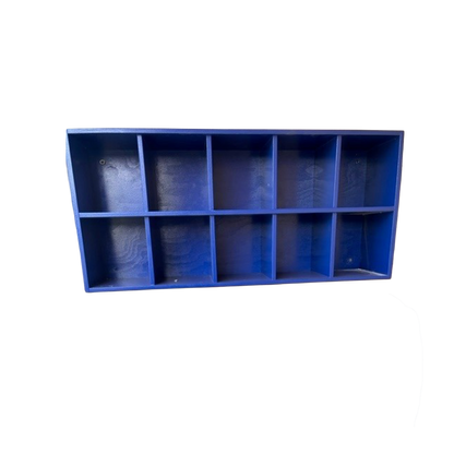 10 Helmet Cubby Rack