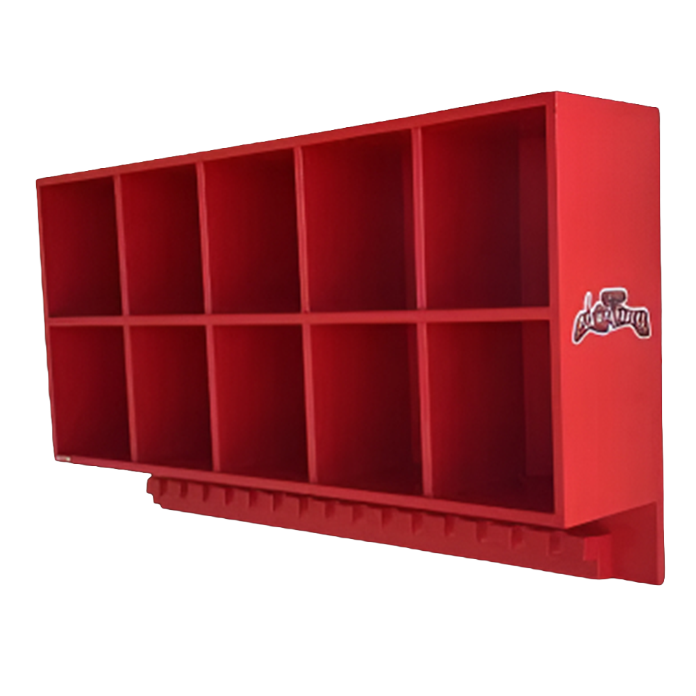 10 Helmet/15 Bat Combo Rack