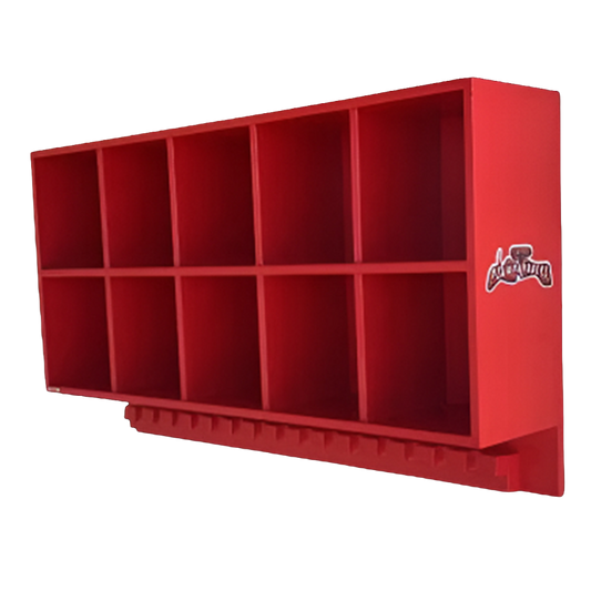 10 Helmet/15 Bat Combo Rack