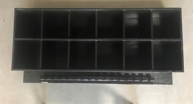 12 Helmet/15 Bat Combo Rack