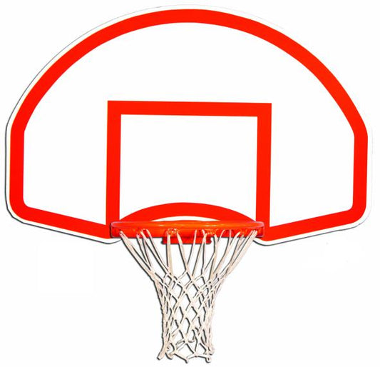 Rear-Mount Fan-Shaped Steel Backboards
