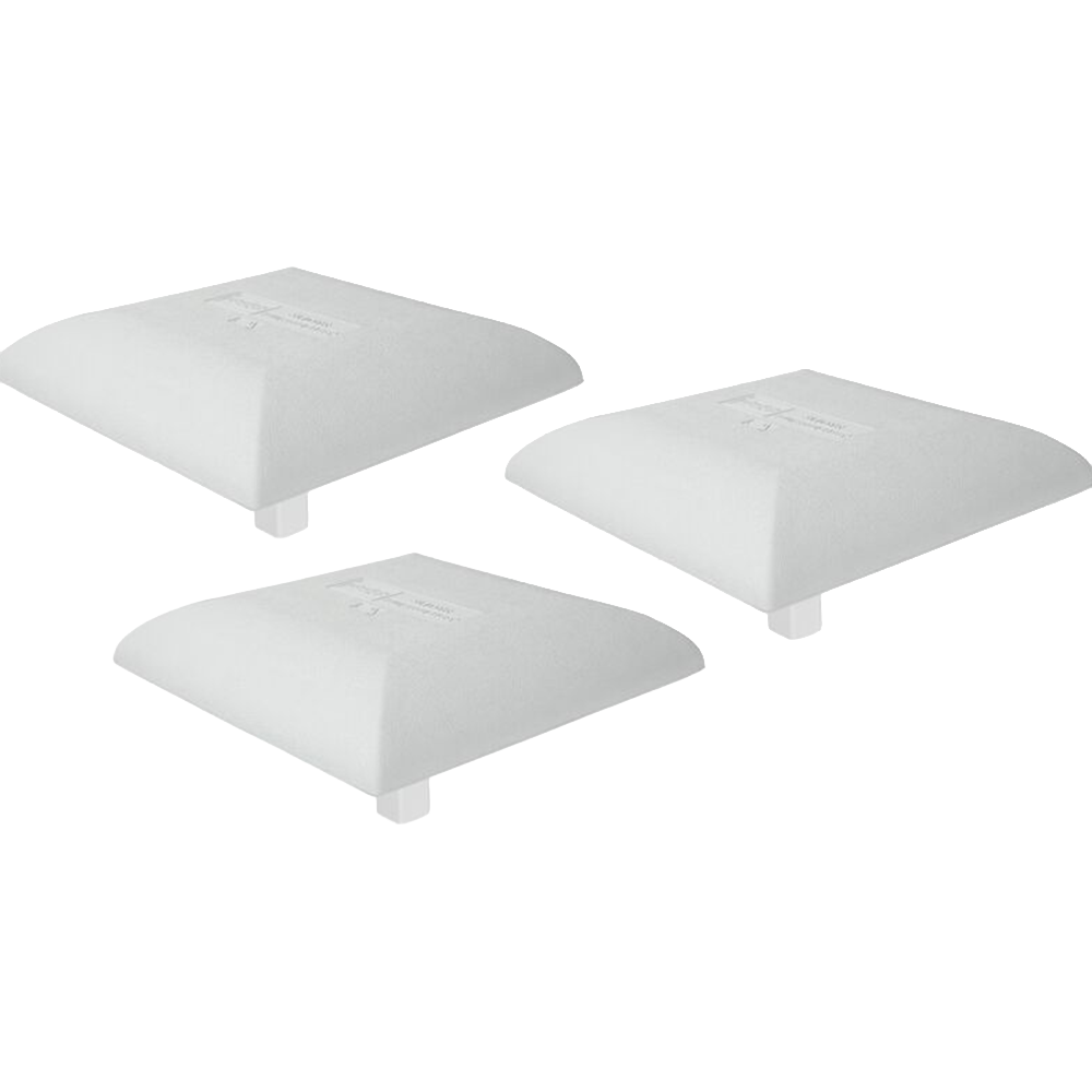 Three hollywood single white bases