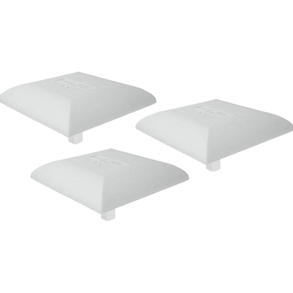 Three hollywood single white bases