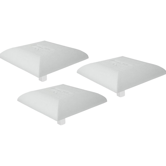 Three hollywood single white bases