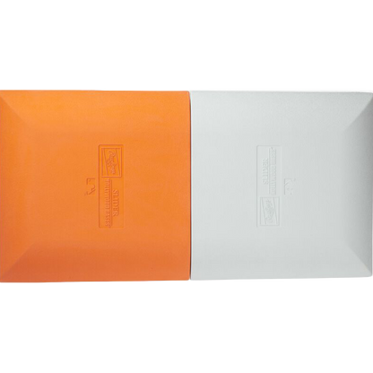 Hollywood orange and white base for slider double first base and single set of three. 
