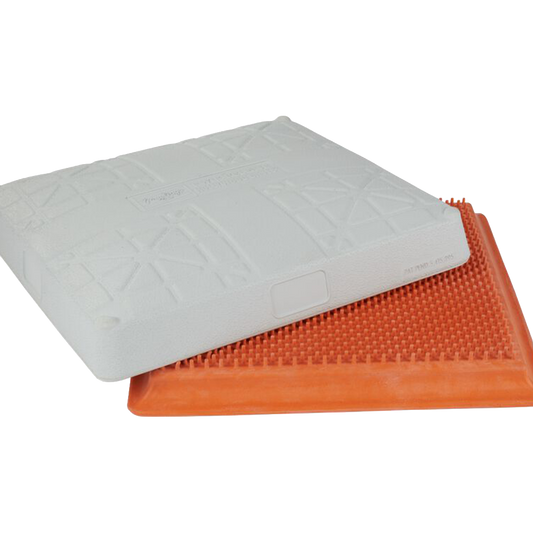 White hollywood base with the orange quick release bottom