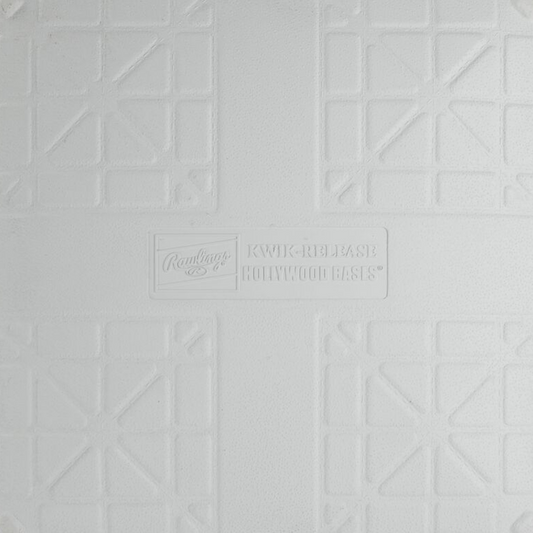 Close up of the Kwik Release white Hollywood Base