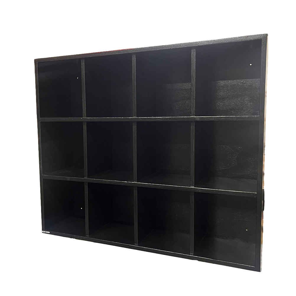 12 Helmet Cubby Rack