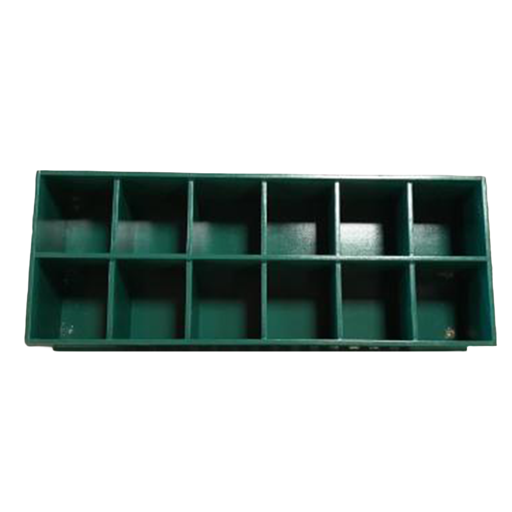12 Helmet Cubby Rack