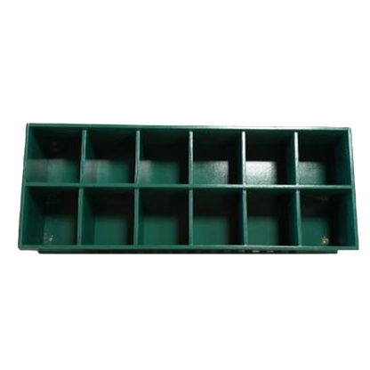 12 Helmet Cubby Rack