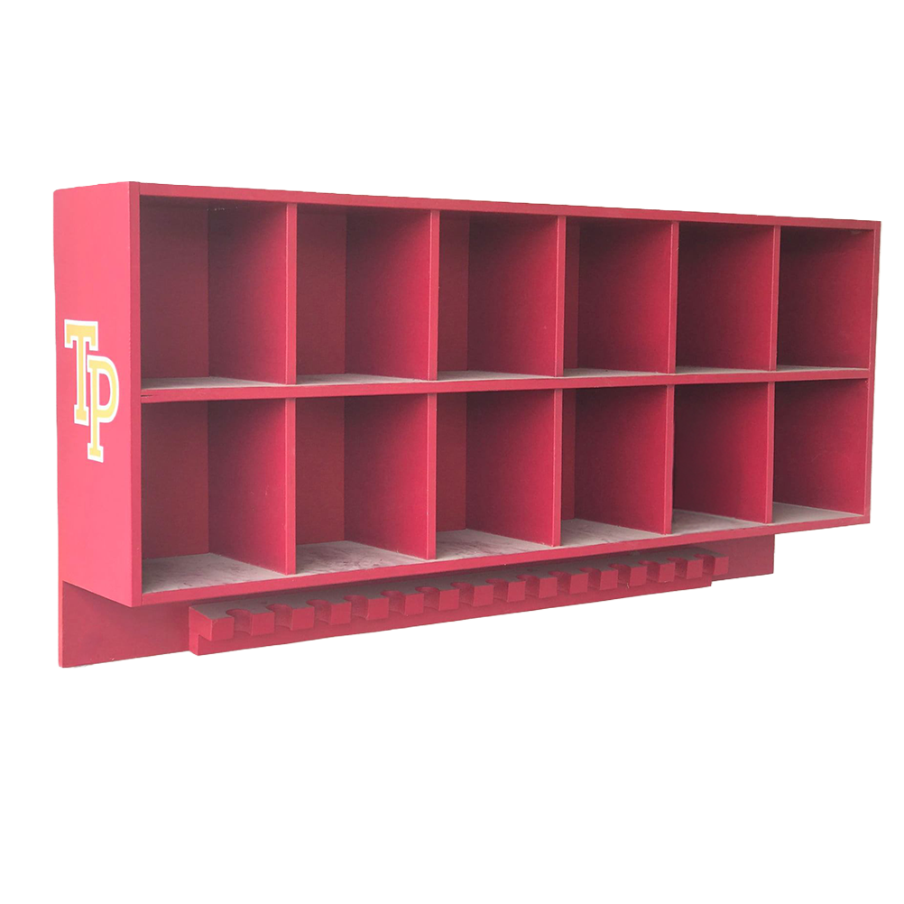 12 Helmet/15 Bat Combo Rack
