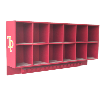 12 Helmet/15 Bat Combo Rack