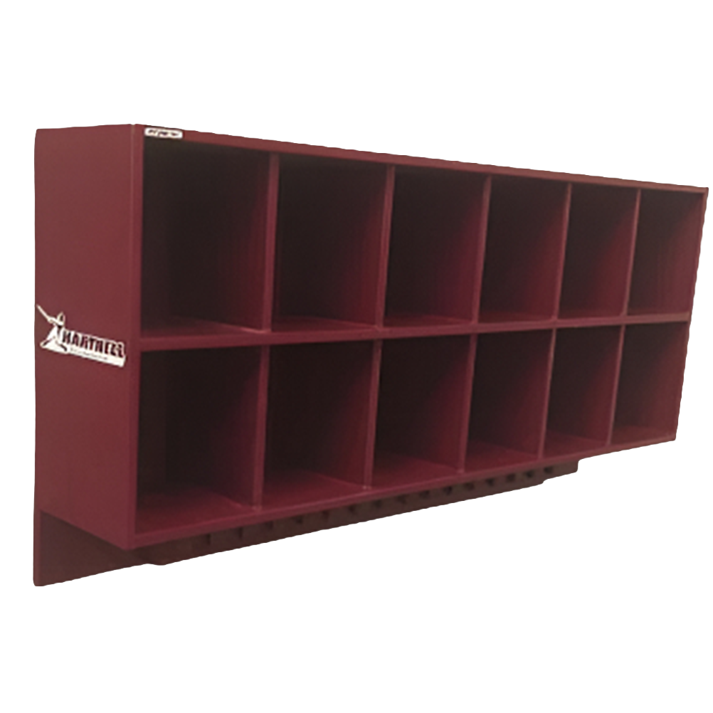 12 Helmet/15 Bat Combo Rack