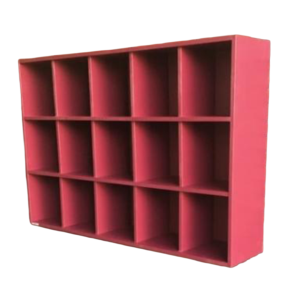 15 Helmet Cubby Rack