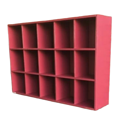 15 Helmet Cubby Rack