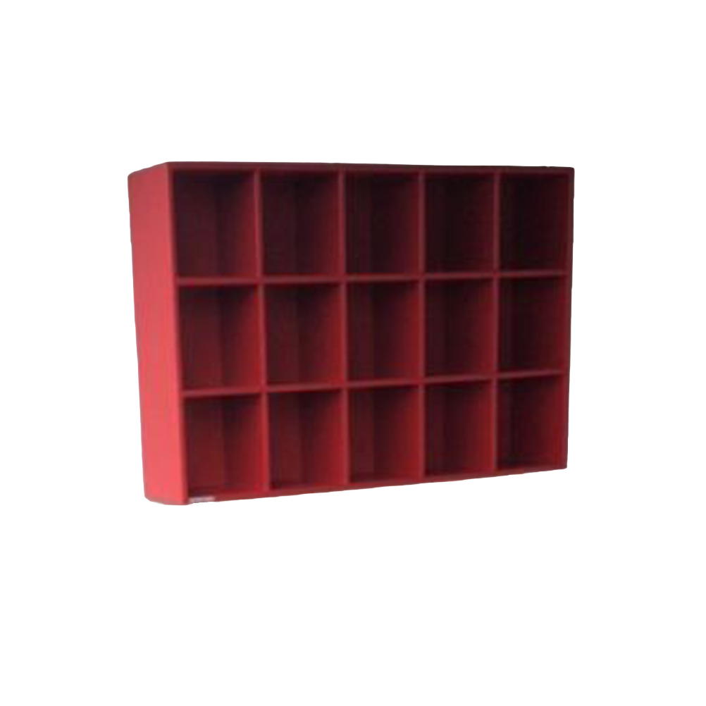 15 Helmet Cubby Rack
