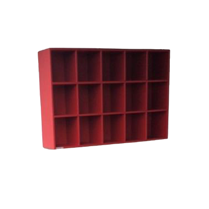 15 Helmet Cubby Rack