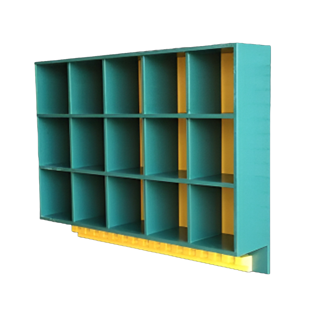 15 Helmet/15 Bat Combo Rack
