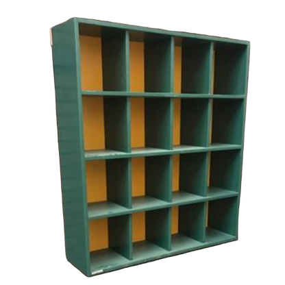 16 Helmet Cubby Rack