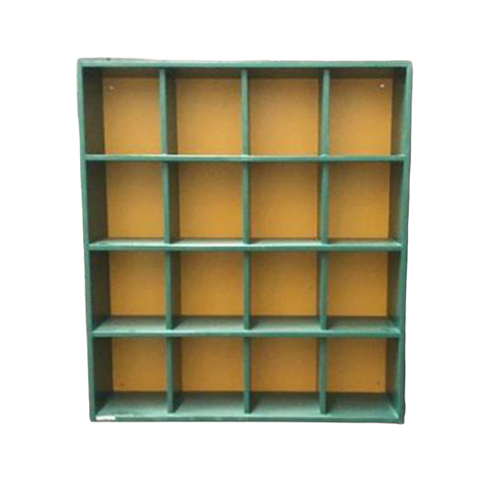 16 Helmet Cubby Rack