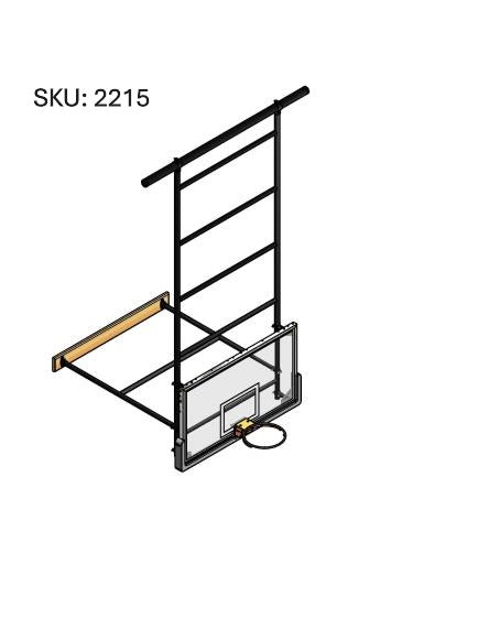 Dual Post Ceiling Hung Backstops