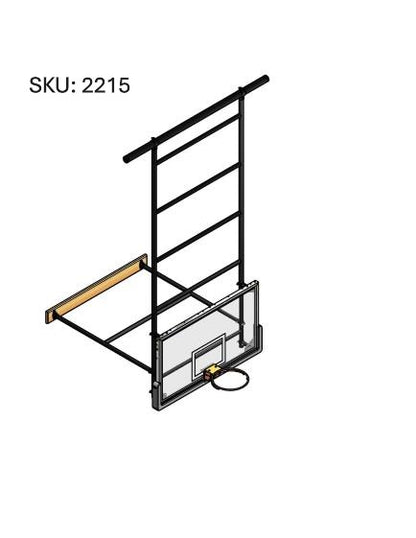 Dual Post Ceiling Hung Backstops