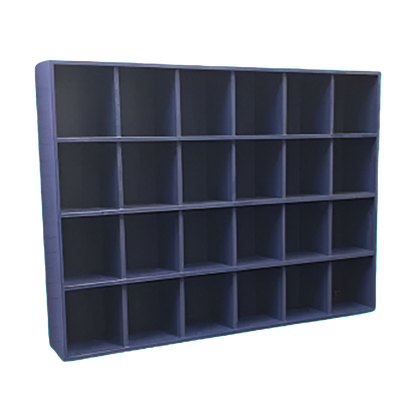 24 Helmet Cubby Rack
