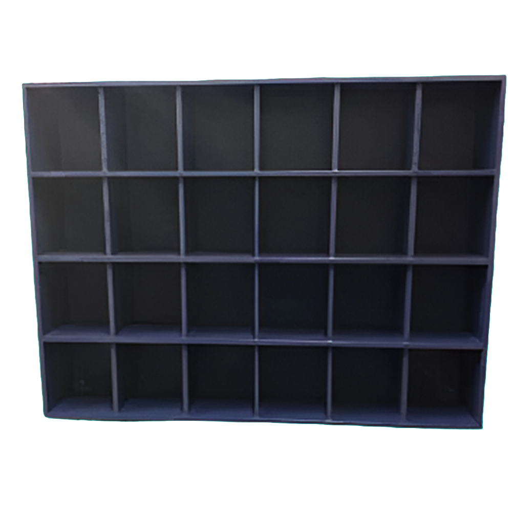 24 Helmet Cubby Rack