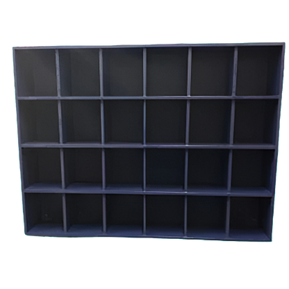 24 Helmet Cubby Rack