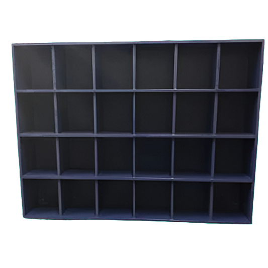 24 Helmet Cubby Rack