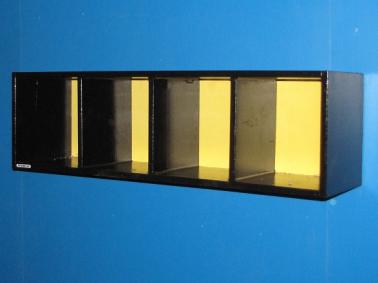 4 Helmet Cubby Rack