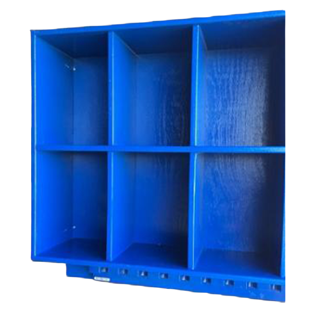 6 Helmet/10 Bat Combo Rack