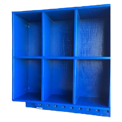 6 Helmet/10 Bat Combo Rack