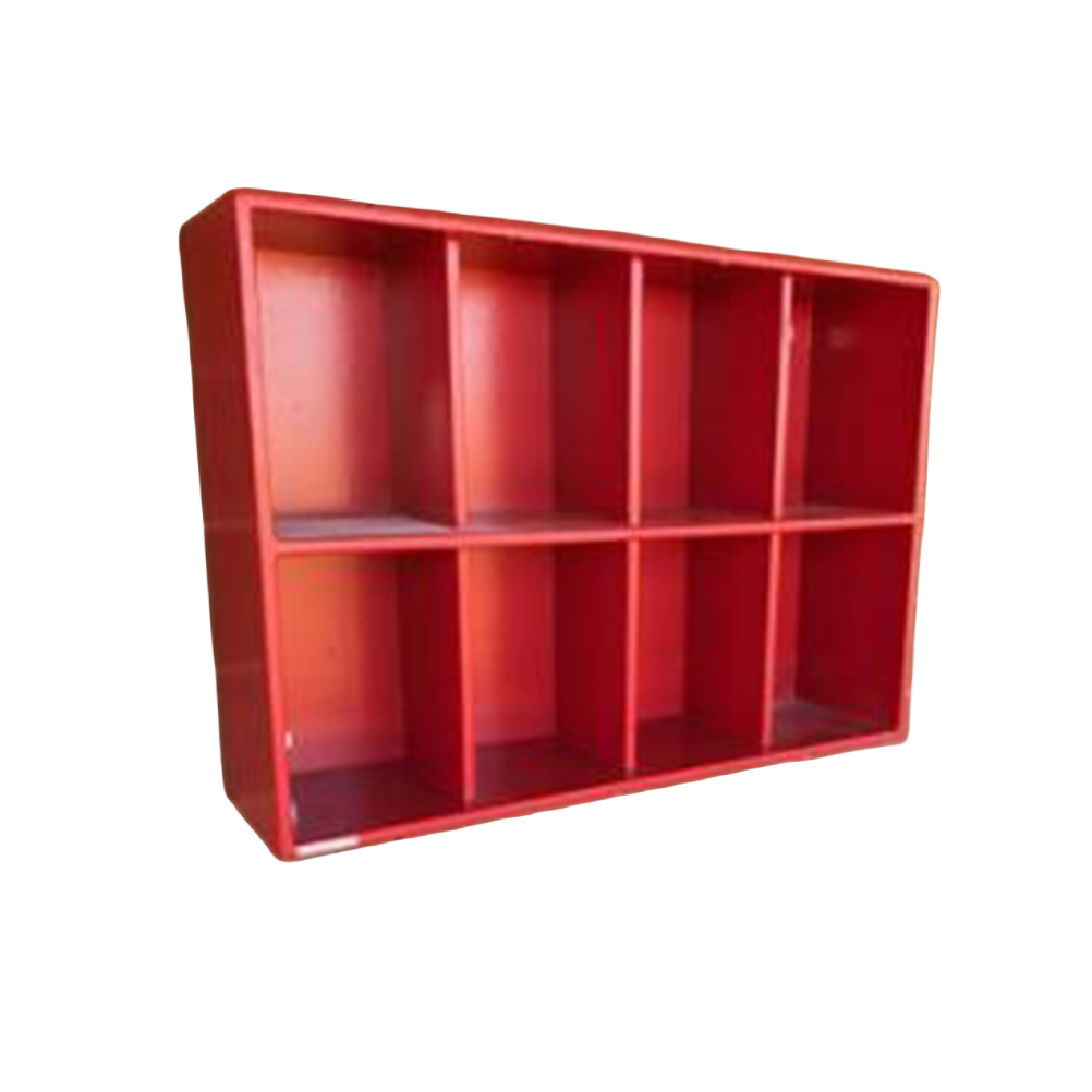 8 Helmet Cubby Rack