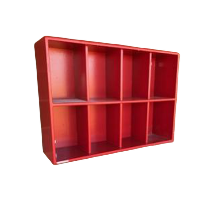 8 Helmet Cubby Rack