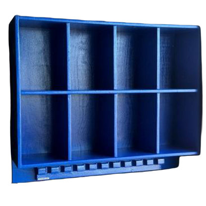 8 Helmet/10 Bat Combo Rack