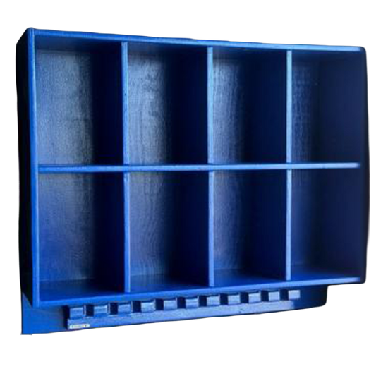 8 Helmet/10 Bat Combo Rack