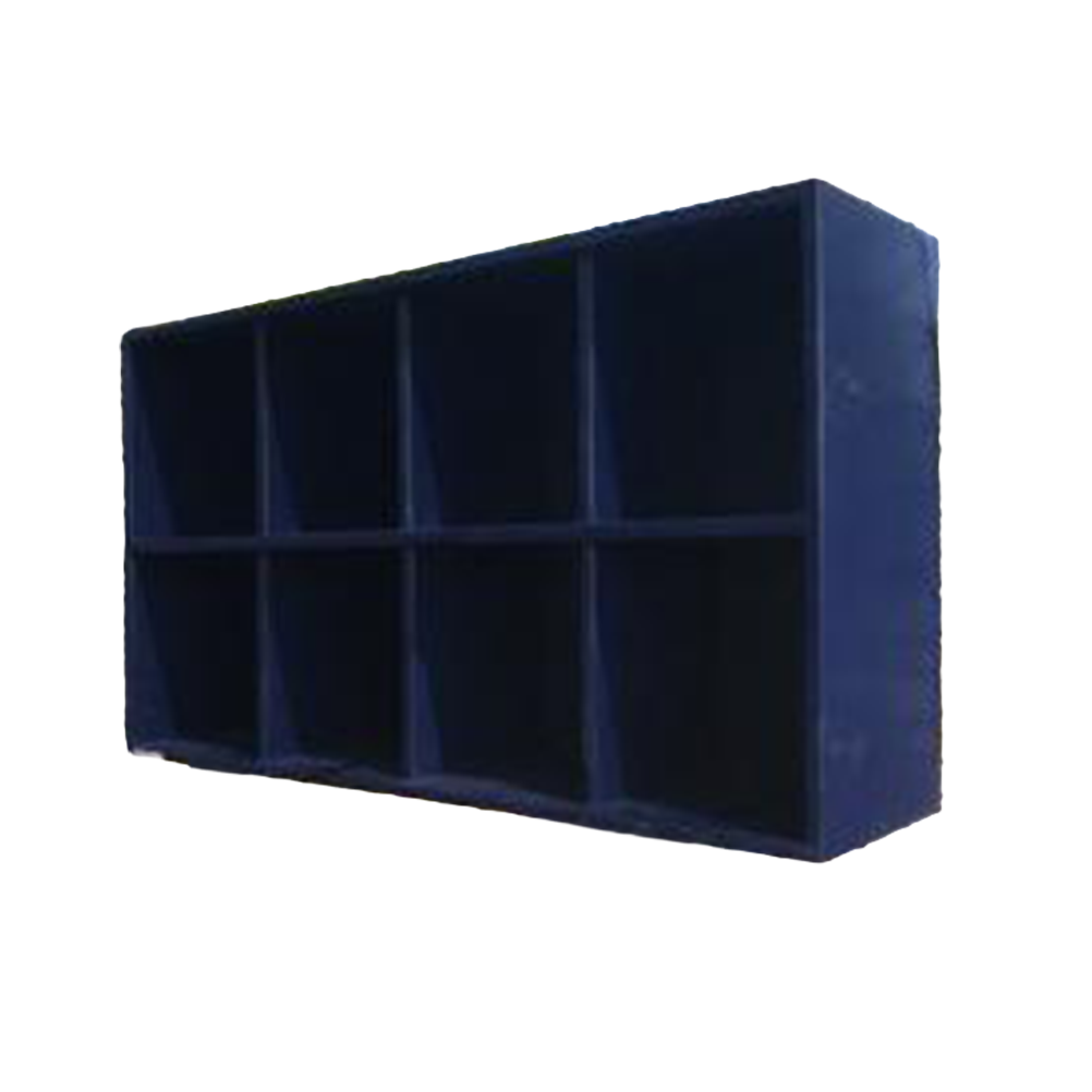 8 Helmet Cubby Rack